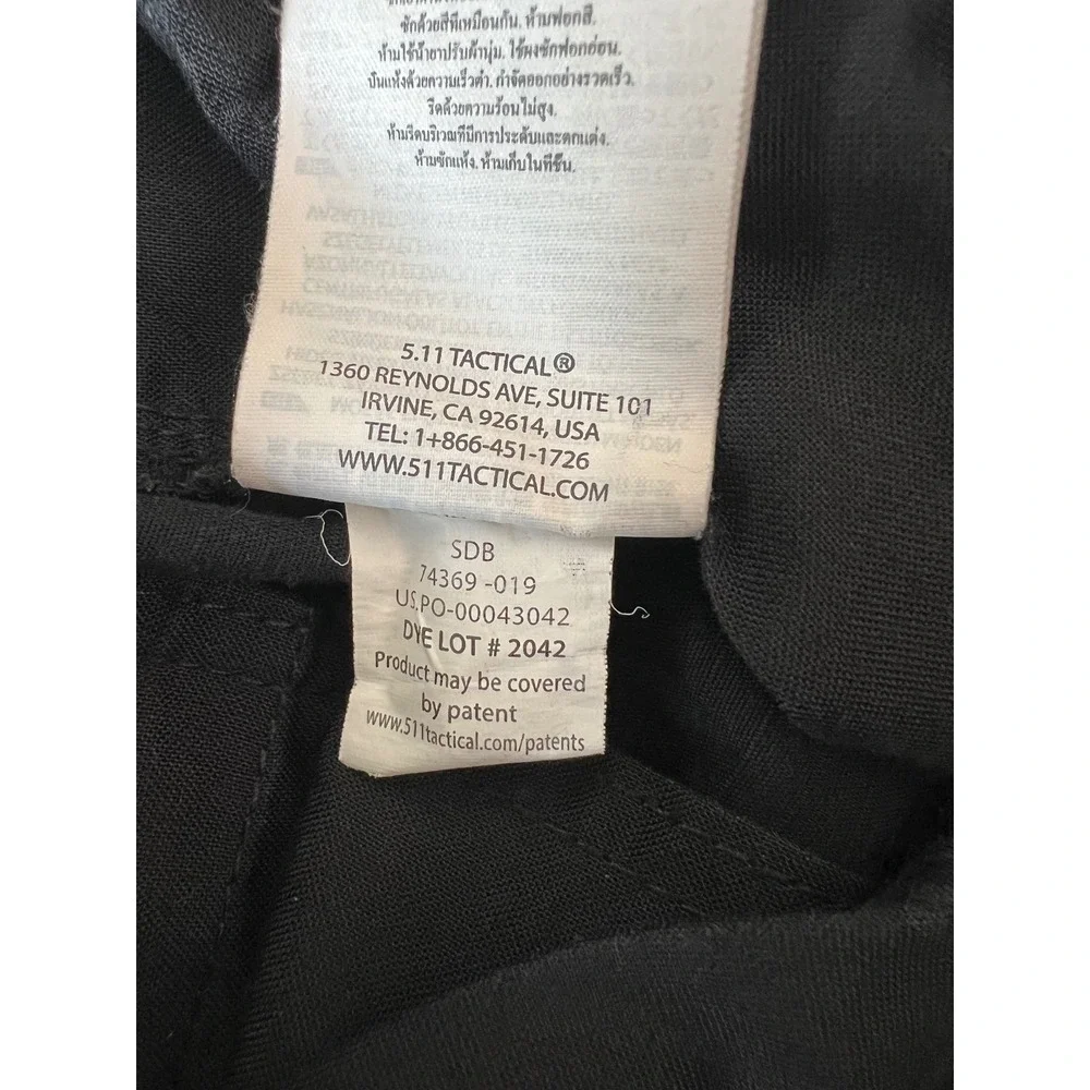 5.11 Tactical Men Black Ripstop TDU Cargo Pants 32x32 Workwear 74369-019